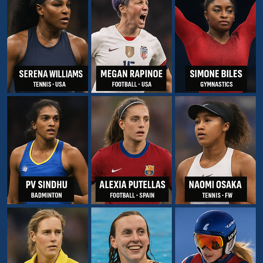 Top 9 Women Players in the World Across All Sports