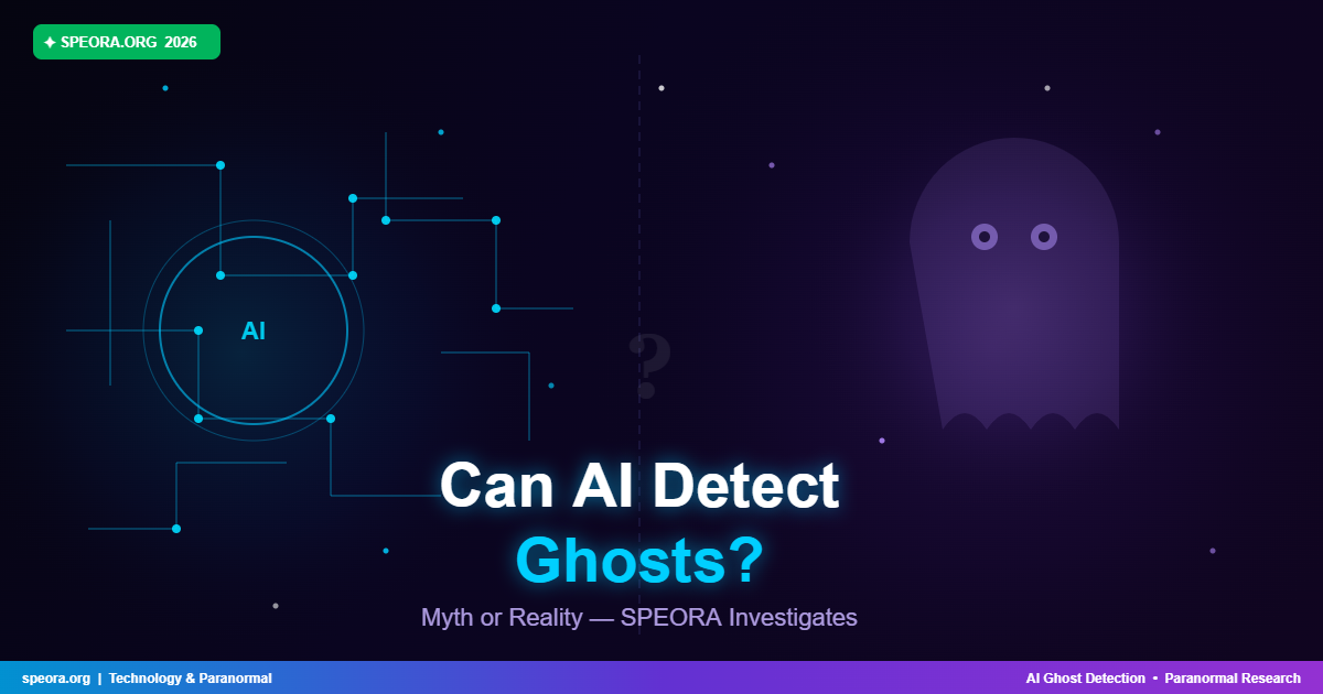 AI ghost detection technology — Can AI detect ghosts? Myth or Reality — SPEORA