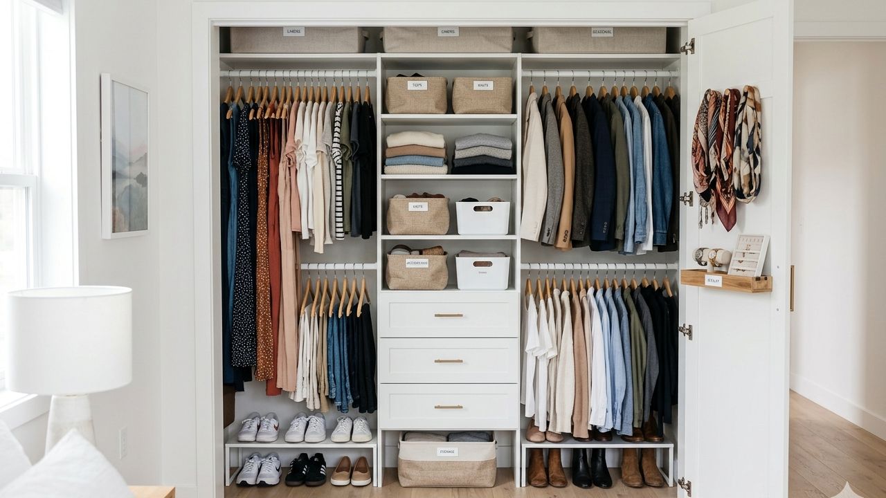 How to Improve Reach In Closet Organization Easily