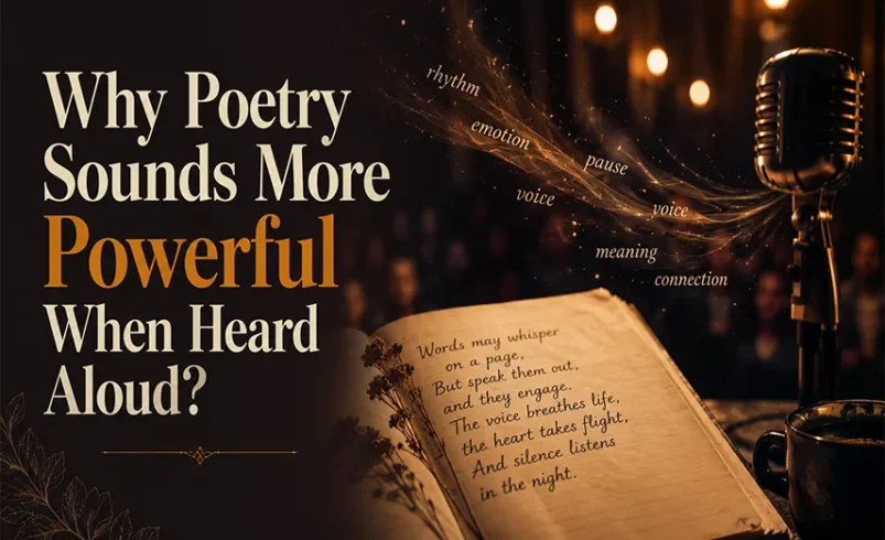 Why poetry sounds more powerful when heard aloud?