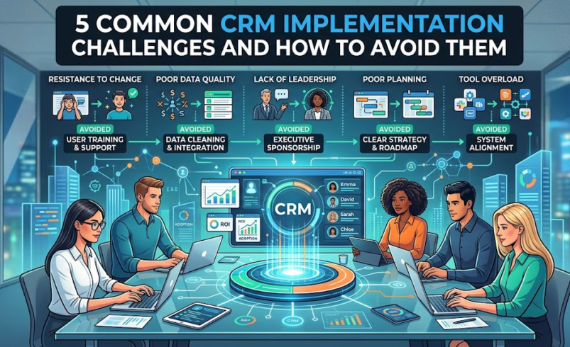5 Common CRM Implementation Challenges and How to Avoid Them