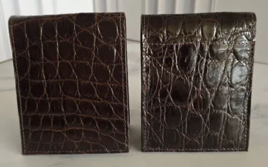 Crocodile Wallet Vintage Brown for Timeless Luxury Style