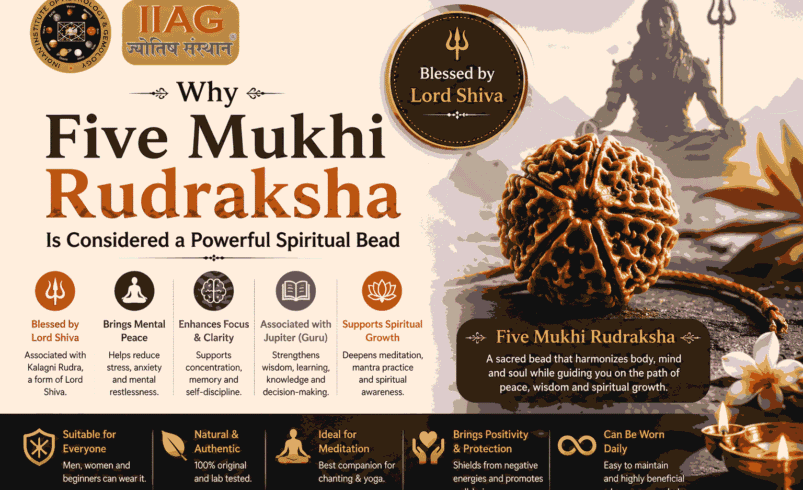 Buy 5 Mukhi Rudraksha Online: Original Panchmukhi Rudraksha