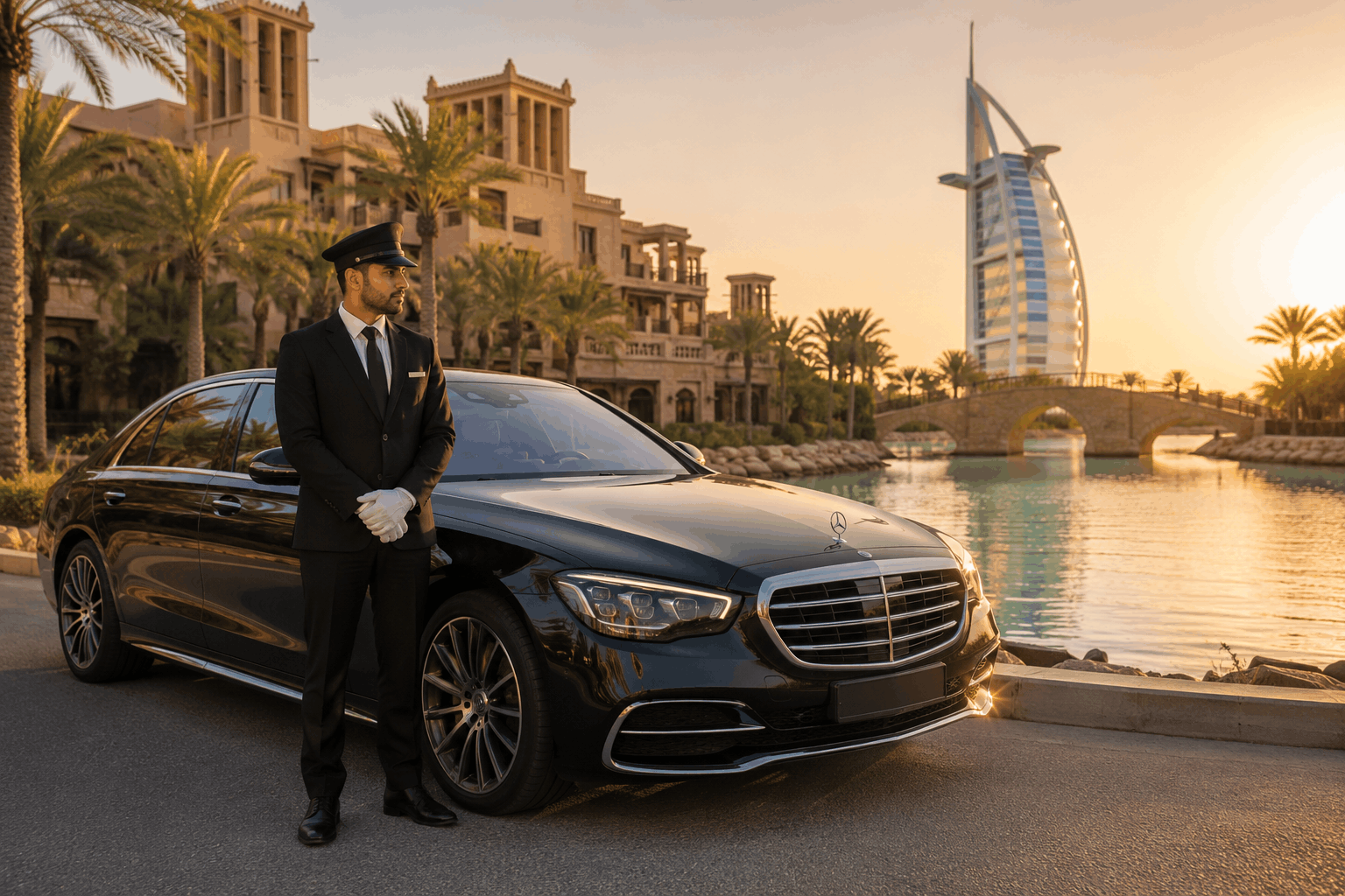 Cars with driver Dubai