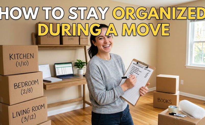 How to Stay Organized During a Move