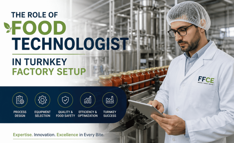 The Role of a Food Technologist in Turnkey Food Factory Setup Projects