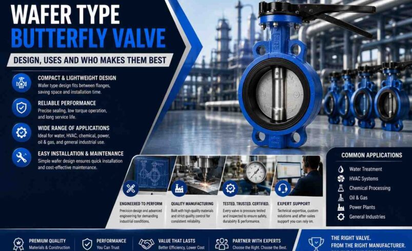 Wafer Type Butterfly Valve — Design, Uses and Who Makes Them Best