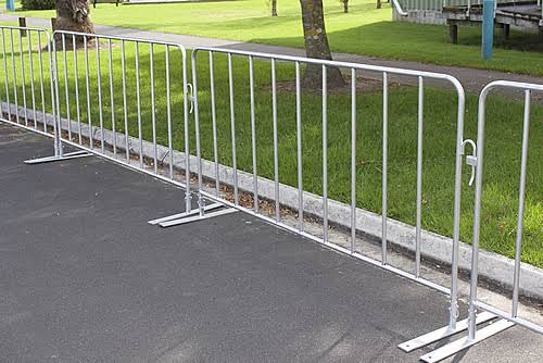 Crowd control fencing hire