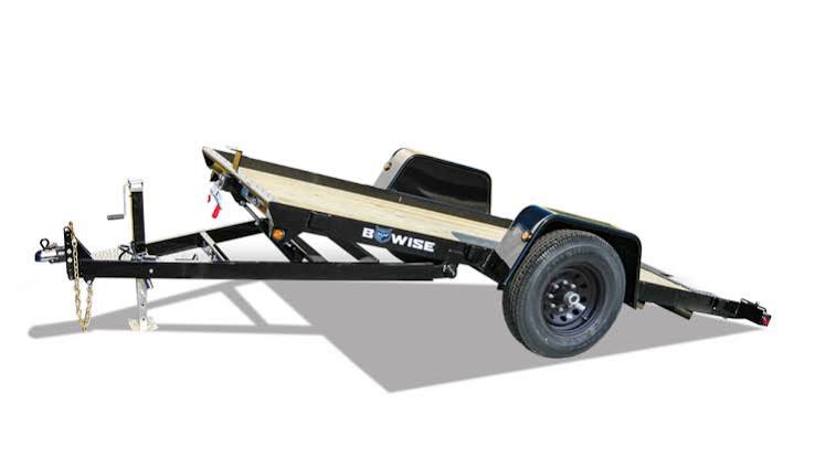 single axle tilt trailer