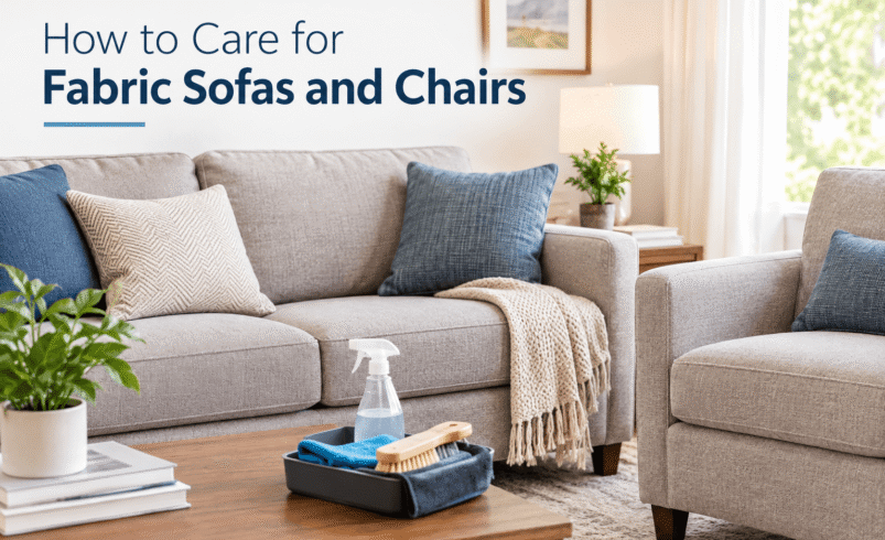 How to Care for Fabric Sofas and Chairs