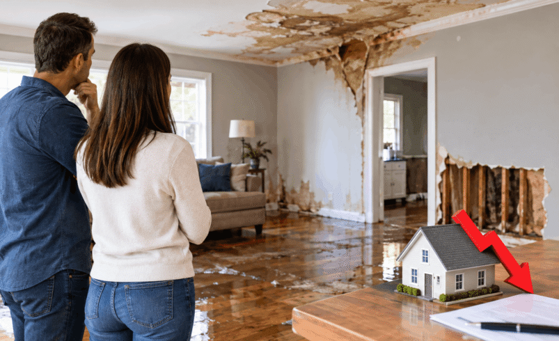 How Water Damage Can Reduce Your Home’s Value